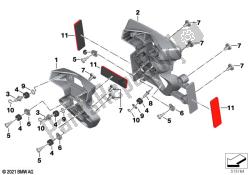 piastra portanumero, catadiottri