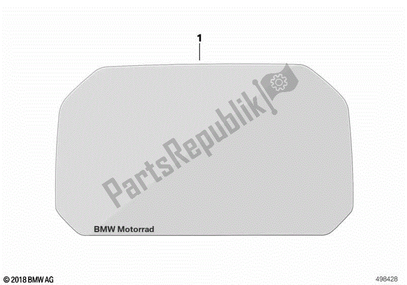 Tutte le parti per il Vetro Protettivo, Display Tft del BMW F 900 XR K 84 2020 - 2021