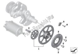 Starter 1-way clutch, reduction gear