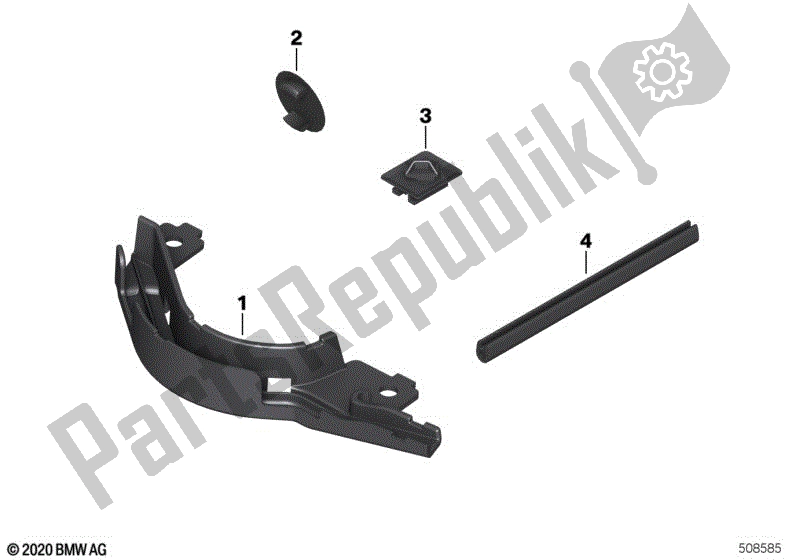 Todas las partes para Canal De Cables de BMW G 310 GS K 02 2016 - 2020