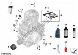 óleo do motor / serviço de manutenção