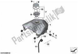 depósito de combustible / piezas de montaje
