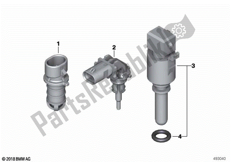 Alle onderdelen voor de Inlaatlucht Temperatuursensor van de BMW G 310 GS K 02 2016 - 2020