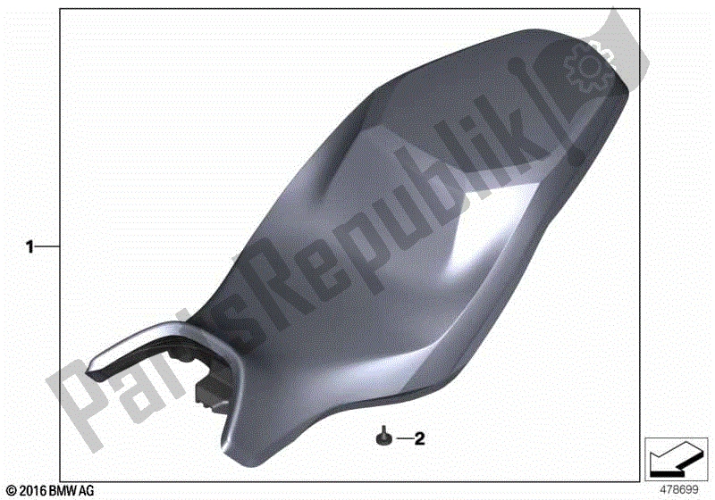 Todas las partes para Asiento De Banco De Perfil Bajo de BMW G 310 GS K 02 2016 - 2020