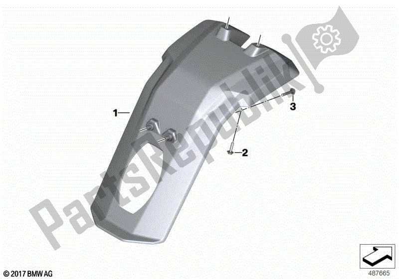 Todas las partes para Guardabarros de BMW G 310 GS K 02 2016 - 2020