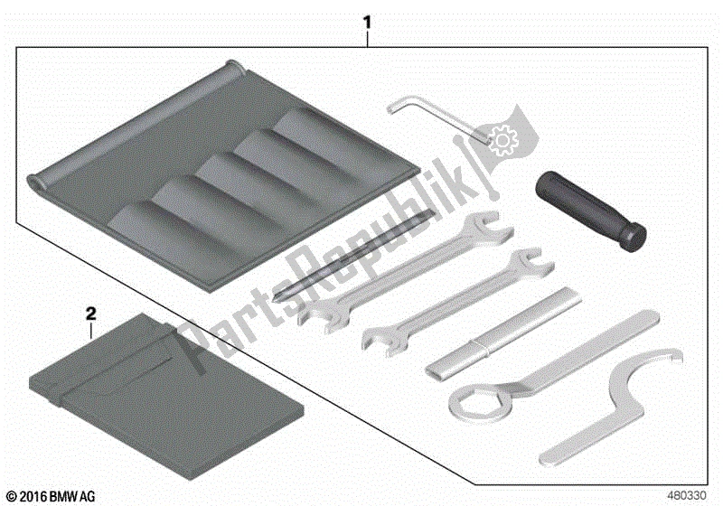 Todas las partes para Herramientas de BMW G 310 GS K 02 2016 - 2020