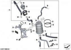 Activated Charcoal Filter/mounting parts