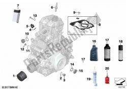 óleo do motor / serviço de manutenção