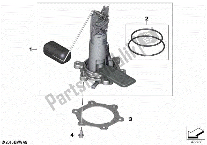 Todas las partes para Bomba De Combustible / Sensor De Flotador de BMW G 310R K 03 2016 - 2020