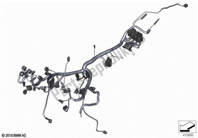 Todas las partes para Arnés De Cableado Principal de BMW G 310R K 03 2016 - 2020