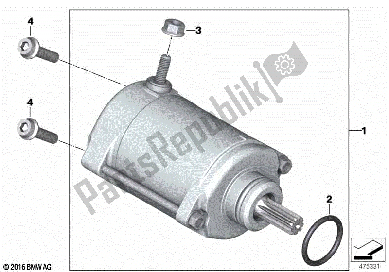 Todas las partes para Inicio de BMW G 310R K 03 2016 - 2020