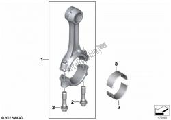 Connecting rod with bearing