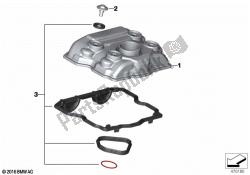 Cylinder head cover/Mounting parts