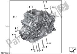 parti di montaggio della carcassa del motore