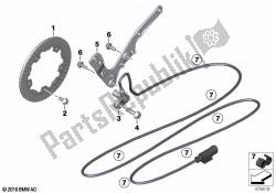 sensor de velocidad de la rueda delantera