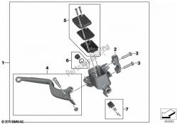 Handbrake lever