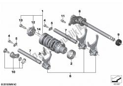 Inside shift-control components