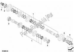 Bearing, manual transmission shafts