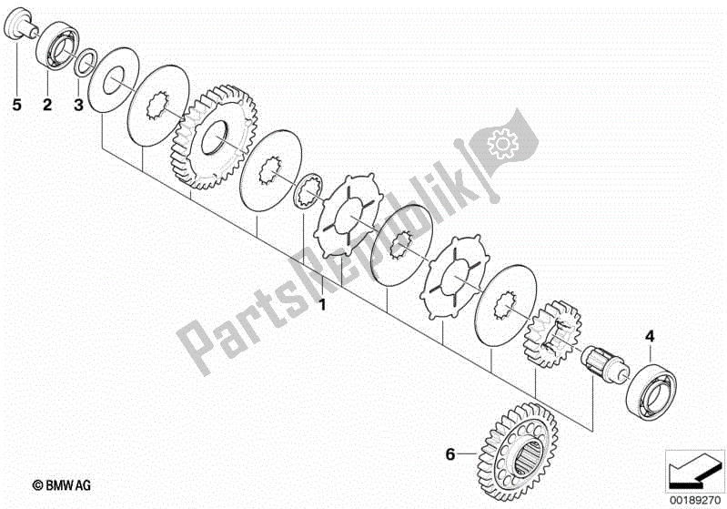 Todas las partes para Embrague / Accionamiento Primario de BMW G 450X K 16 2009 - 2010