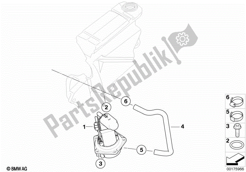 Todas las partes para Bomba De Combustible de BMW G 450X K 16 2009 - 2010