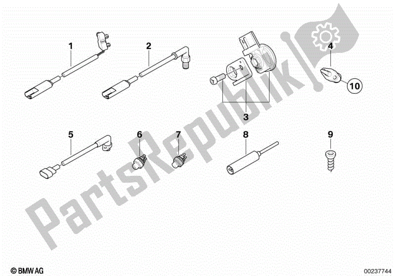 All parts for the Switch / Sensors of the BMW G 450X K 16 2009 - 2010