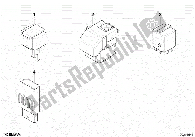 Toutes les pièces pour le Divers Relais Et Modules du BMW G 450X K 16 2009 - 2010