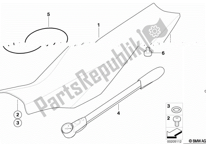 Todas las partes para Banqueta de BMW G 650 Xchallenge K 15 2006 - 2007