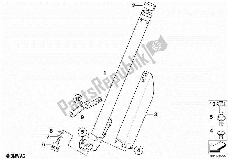 Todas las partes para Deslizador De Horquilla de BMW G 650 Xchallenge K 15 2006 - 2007