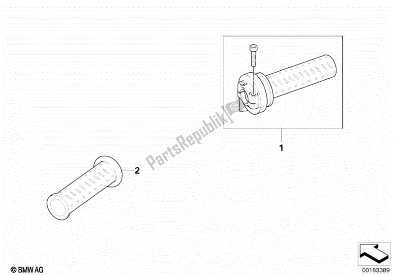 Todas las partes para Puños Del Manillar de BMW G 650 Xchallenge K 15 2006 - 2007