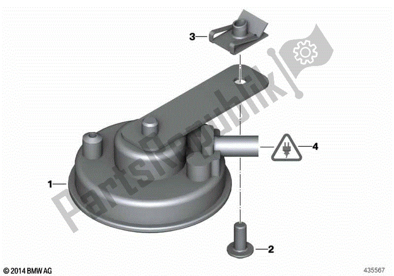 Todas las partes para Cuerno de BMW G 650 Xchallenge K 15 2006 - 2007