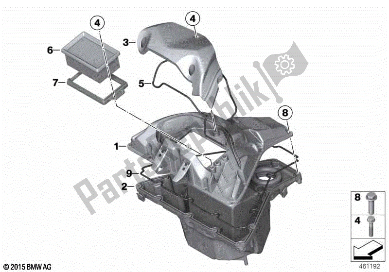 Todas las partes para Sistema De Sonido De Admisión de BMW G 650 Xchallenge K 15 2006 - 2007
