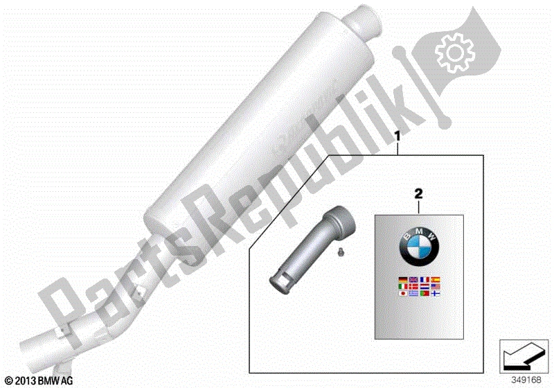 Todas las partes para Inserto De Silenciador de BMW G 650 Xchallenge K 15 2006 - 2007