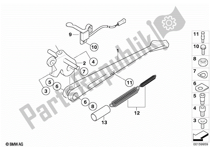 Todas las partes para Costado de BMW G 650 Xchallenge K 15 2006 - 2007