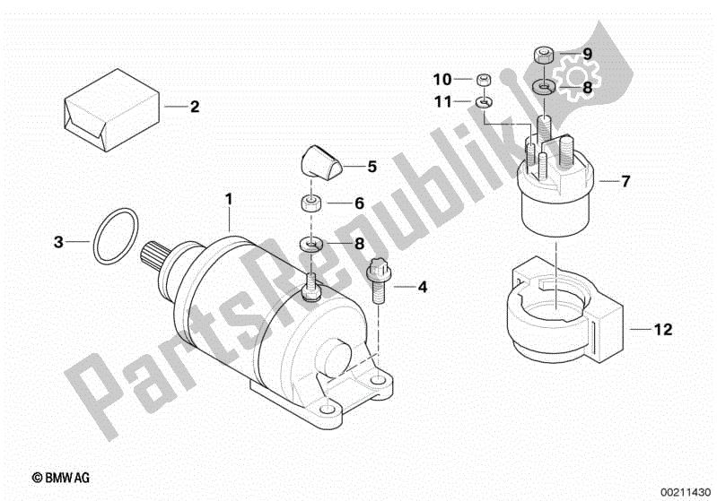 Todas las partes para Inicio de BMW G 650 Xchallenge K 15 2006 - 2007