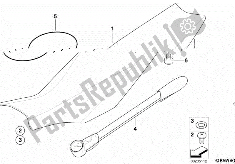 Todas las partes para Banqueta de BMW G 650 Xcountry K 15 2006 - 2007