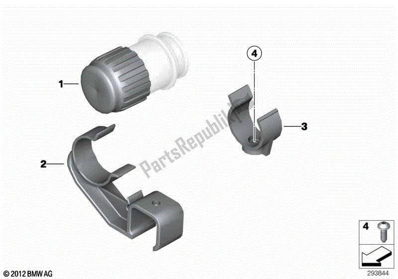 Todas las partes para Tapa Para Enchufe De Diagnóstico de BMW G 650 Xcountry K 15 2006 - 2007