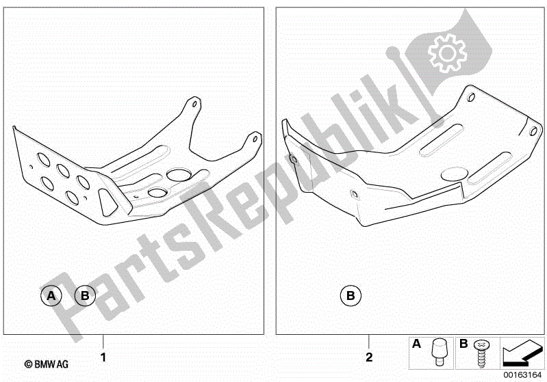 Todas las partes para Protector Del Motor de BMW G 650 Xcountry K 15 2006 - 2007