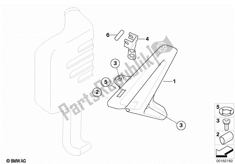 Todas las partes para Panel De La Cubierta Del Tanque De Aceite de BMW G 650 Xcountry K 15 2006 - 2007