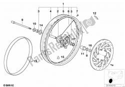 Spoke wheel front