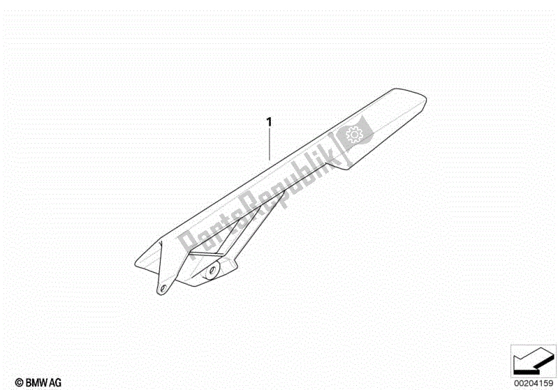 Todas las partes para Protector De Cadena de BMW G 650 Xcountry K 15 2007 - 2008