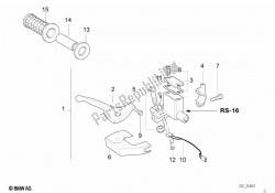 Handbrake lever