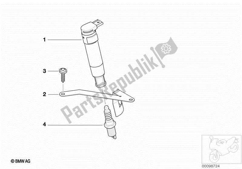 Todas las partes para Sistema De Encendido de BMW G 650 Xcountry K 15 2007 - 2008