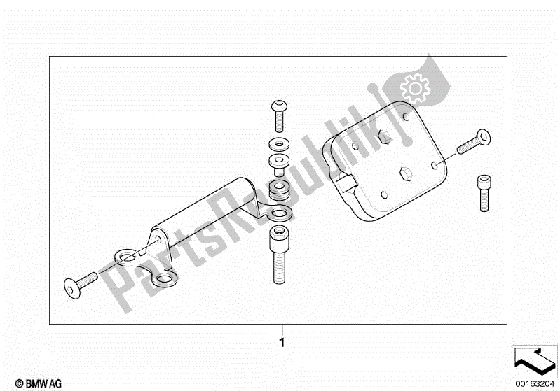 Todas las partes para Piezas De Montaje, Navegador Bmw de BMW G 650 Xcountry K 15 2007 - 2008