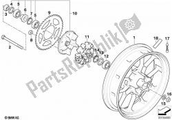 CAST RIM, REAR