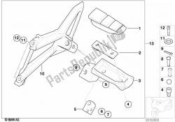 Footpeg plate/Rear footpeg