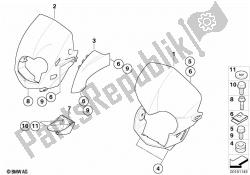 Trim panel upper part