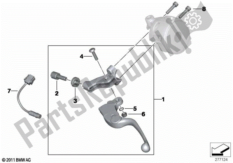 Todas las partes para Conjunto De Control De Embrague de BMW G 650 GS R 131 2008 - 2010