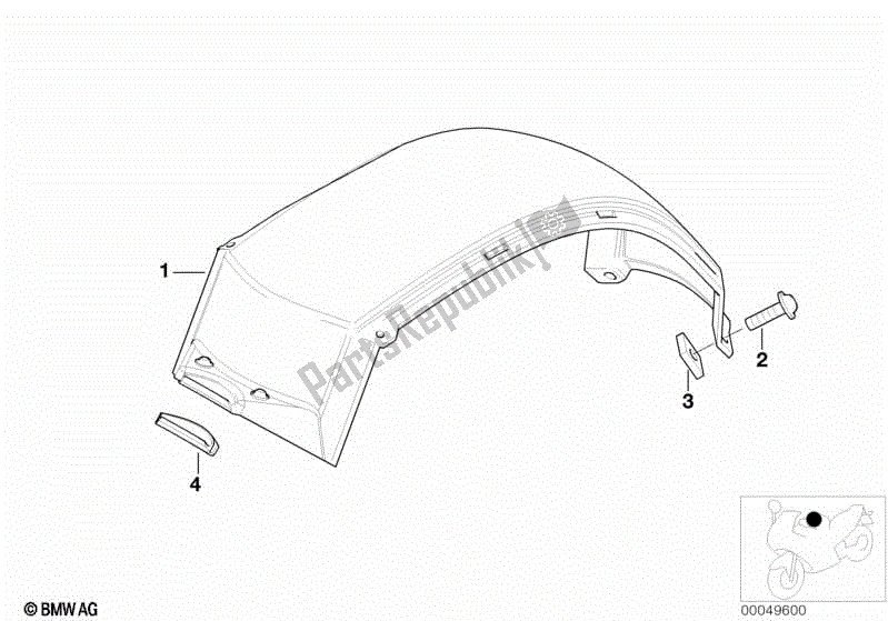 Todas las partes para Cubriendo El Tanque De Combustible de BMW G 650 GS R 131 2008 - 2010