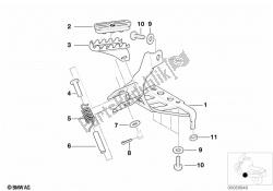 Footpeg plate/Front footpeg