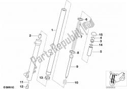 tube de fourche / amortisseur / ressort